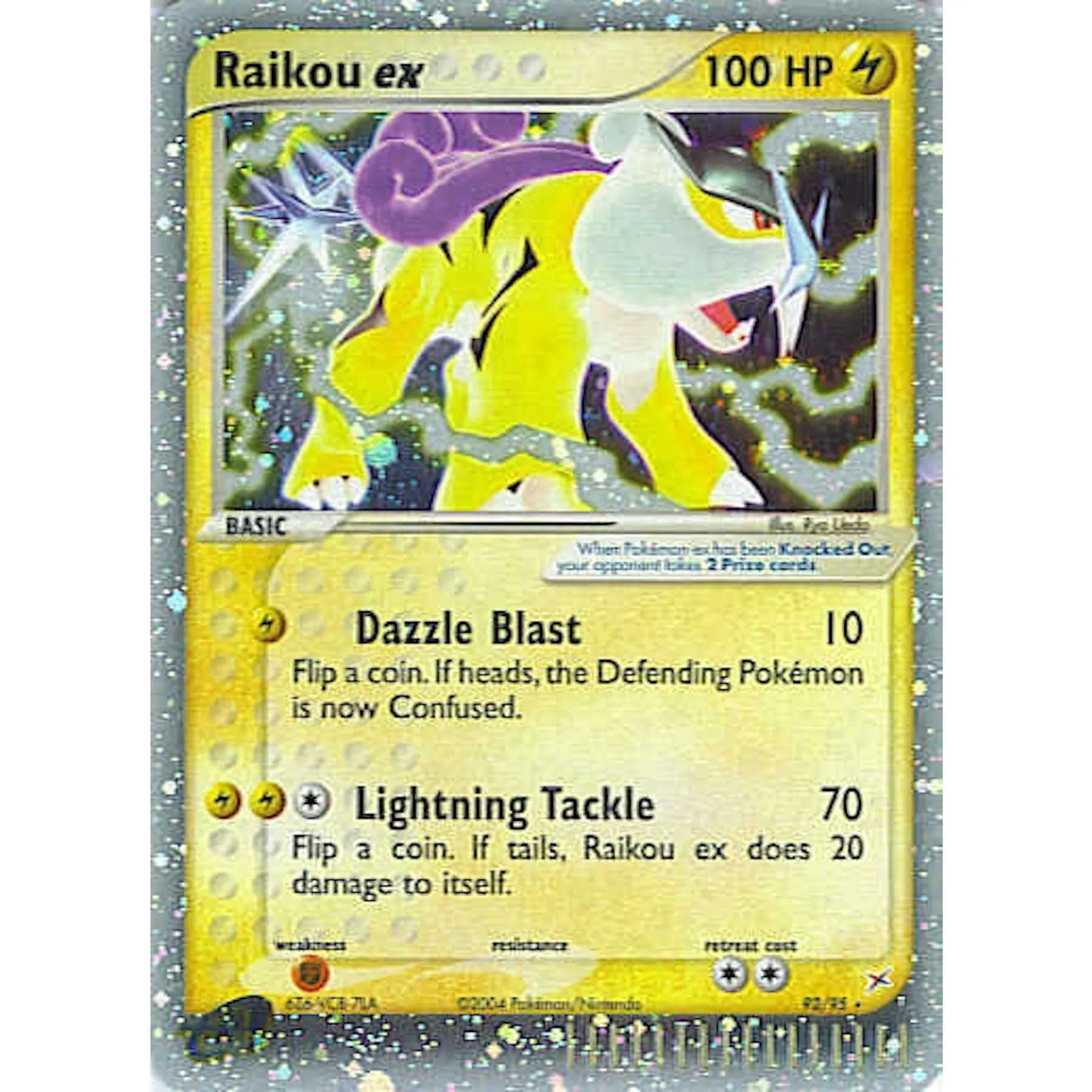 raikou ex pokemon card Raikou ex (Secluded Springs #88/71, 2-Stars)