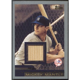 2006 Topps #2000 Mickey Mantle Mantle Collection Bat Relics #099/117