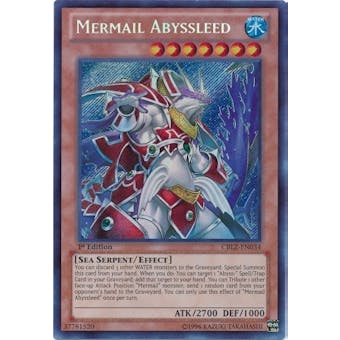 Yu-Gi-Oh Cosmo Blazer 1st Ed. Single Mermail Abyssleed Secret Rare