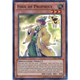 Yu-Gi-Oh Cosmo Blazer Single Fool of Prophecy Super Rare
