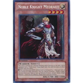 Yu-Gi-Oh Cosmo Blazer Single Noble Knight Medraut 1st Secret Rare