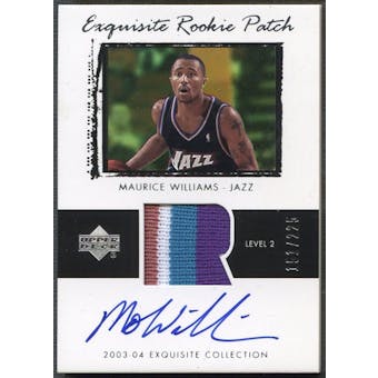 2003/04 Exquisite Collection #44 Mo Williams Rookie Patch Auto #151/225