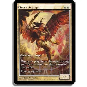 Magic the Gathering Promo Single Serra Avenger Foil (Extended Art)