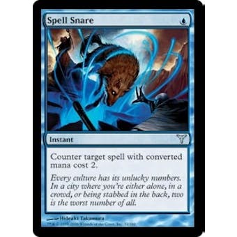 Magic the Gathering Dissension Single Spell Snare - SLIGHT PLAY (SP)