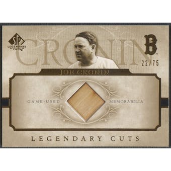 2005 SP Legendary Cuts #CR Joe Cronin Bat Material #22/75