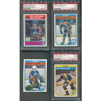 1982/83 O-Pee-Chee Hockey Complete Set (NM-MT) With 3 Graded PSA Cards