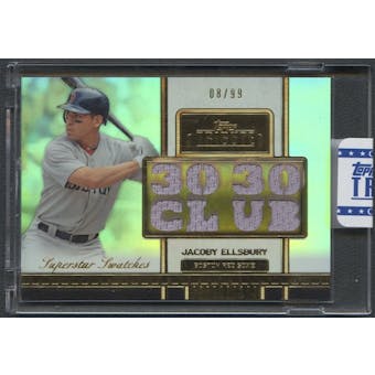 2012 Topps Tribute #JE Jacoby Ellsbury Superstar Swatches Jersey #08/99