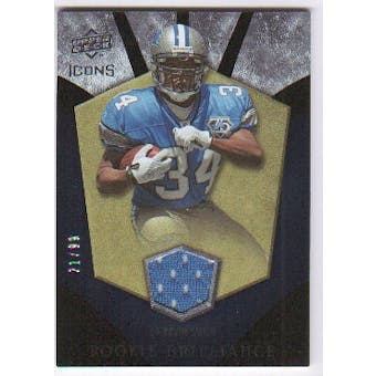 2008 Upper Deck Icons Rookie Brilliance Jersey Gold #RB23 Kevin Smith /99