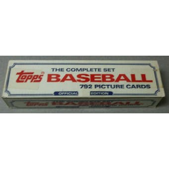 1985 Topps Baseball Factory Set ( Red, White, Blue Box)