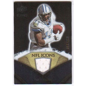 2008 Upper Deck Icons NFL Icons Jersey Silver #NFL20 Roy Williams WR /150