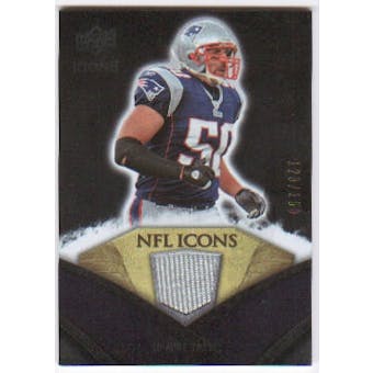 2008 Upper Deck Icons NFL Icons Jersey Silver #NFL38 Mike Vrabel /150