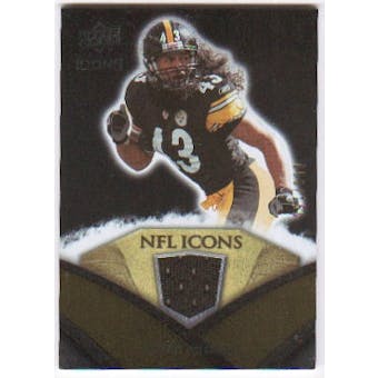 2008 Upper Deck Icons NFL Icons Jersey Silver #NFL47 Troy Polamalu /150
