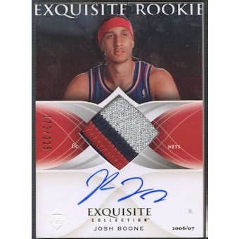 2006/07 Exquisite Collection #62 Josh Boone Rookie Patch Auto #172/225