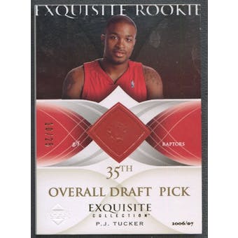 2006/07 Exquisite Collection #73 P.J. Tucker Gold Rookie #10/25