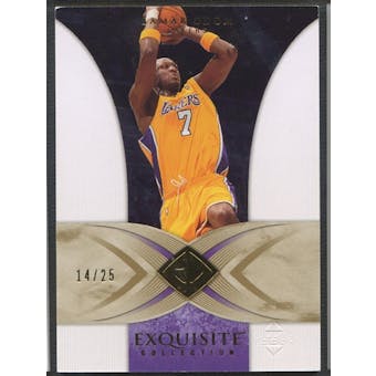 2006/07 Exquisite Collection #19 Lamar Odom Gold #14/25