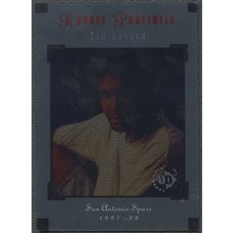 1997/98 UD3 #R1 Tim Duncan Rookie Portfolio