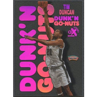 1998/99 E-X Century #4 Tim Duncan Dunk 'N Go Nuts