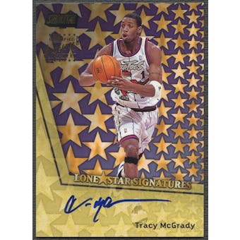 1999/00 Stadium Club #LS10 Tracy McGrady Lone Star Signatures Auto