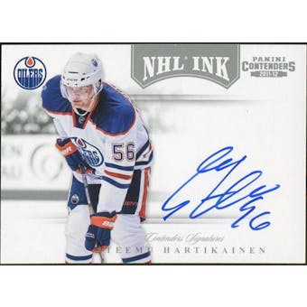 2011/12 Panini Contenders NHL Ink #20 Teemu Hartikainen Autograph