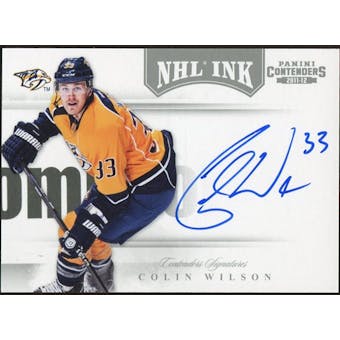 2011/12 Panini Contenders NHL Ink #31 Colin Wilson SP Autograph