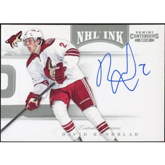2011/12 Panini Contenders NHL Ink #41 David Rundblad Autograph