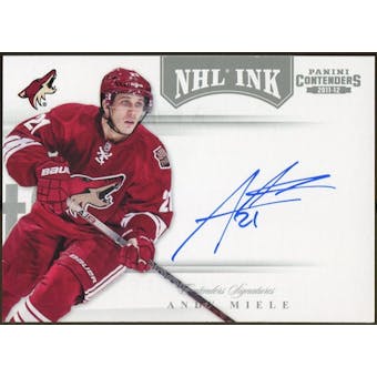 2011/12 Panini Contenders NHL Ink #51 Andy Miele Autograph