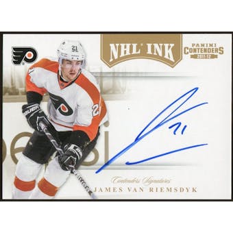 2011/12 Panini Contenders NHL Ink Gold #44 James van Riemsdyk Autograph 24/25