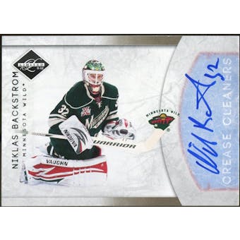 2011/12 Limited Crease Cleaners Signatures #12 Niklas Backstrom Autograph 5/99