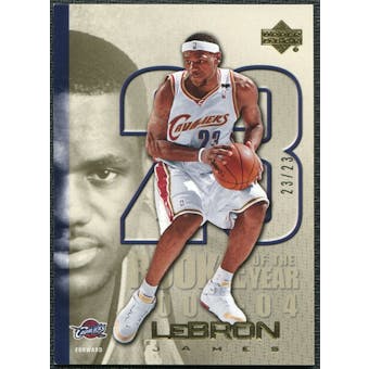 2005/06 Upper Deck LeBron James Gold #LJ36 LeBron James 23/23