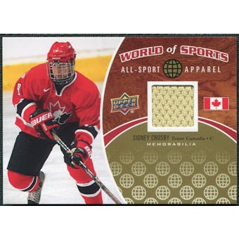 2010 Upper Deck World of Sports RARE Sidney Crosby Jersey/Memorabilia #ASA-34