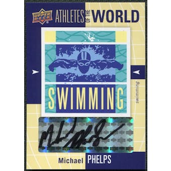 2011 Upper Deck World of Sports Michael Phelps Autograph #AW-MP!