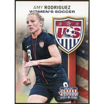 2012 Panini Americana Heroes and Legends US Women's Soccer #5 Amy Rodriguez