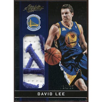 2012/13 Panini Absolute Patches #22 David Lee 14/25
