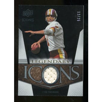 2008 Upper Deck Icons Legendary Icons Jersey Gold #LI11 Joe Theismann /25
