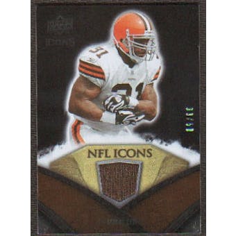 2008 Upper Deck Icons NFL Icons Jersey Gold #NFL9 Jamal Lewis /50