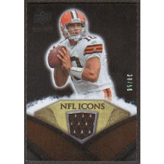 2008 Upper Deck Icons NFL Icons Jersey Gold #NFL10 Brady Quinn /50