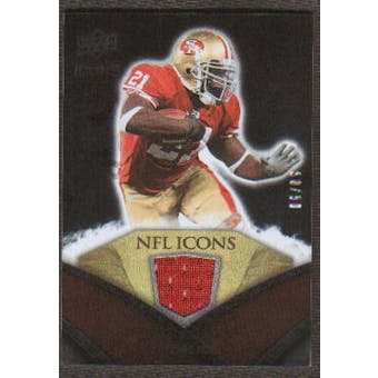 2008 Upper Deck Icons NFL Icons Jersey Gold #NFL22 Frank Gore /50