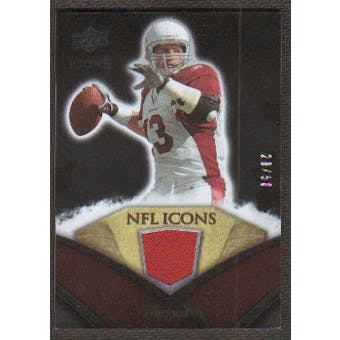 2008 Upper Deck Icons NFL Icons Jersey Gold #NFL35 Kurt Warner /50