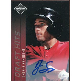 2011 Panini Limited Draft Hits Signatures #3 George Springer Autograph 43/229