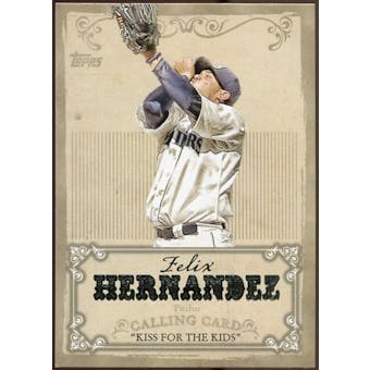 2013 Topps Calling Cards #CC3 Felix Hernandez