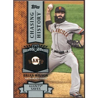 2013 Topps Chasing History #CH32 Brian Wilson