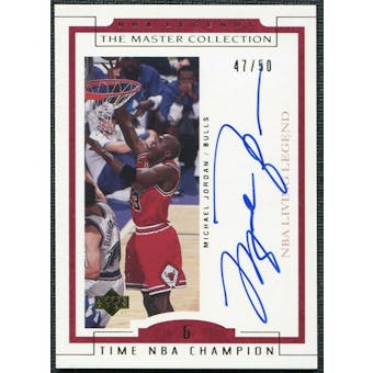 2000 Upper Deck Legends Master Collection Living Legends Autographs #ML4 Michael Jordan 47/50