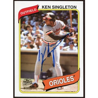 2012 Topps Archives Autographs #KS Ken Singleton