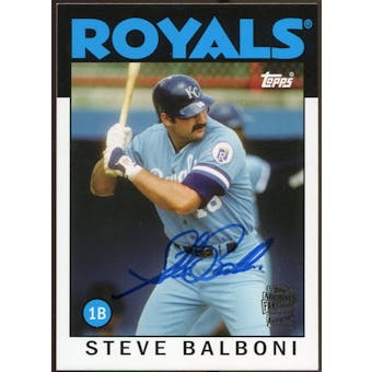 2012 Topps Archives Autographs #SB Steve Balboni Autograph