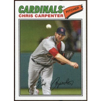 2012 Topps Archives Cloth Stickers #CC Chris Carpenter