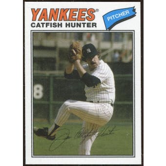 2012 Topps Archives Cloth Stickers #CH Catfish Hunter