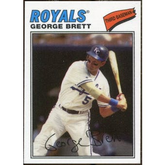 2012 Topps Archives Cloth Stickers #GB George Brett