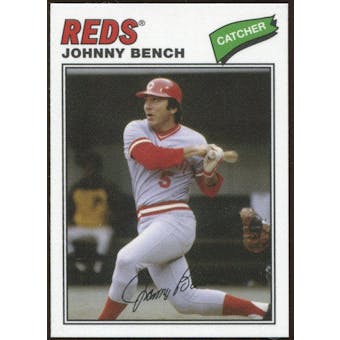 2012 Topps Archives Cloth Stickers #JB Johnny Bench