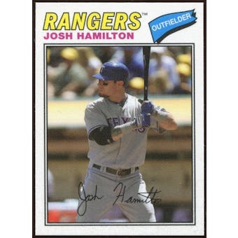 2012 Topps Archives Cloth Stickers #JH Josh Hamilton