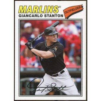 2012 Topps Archives Cloth Stickers #MS Giancarlo Stanton